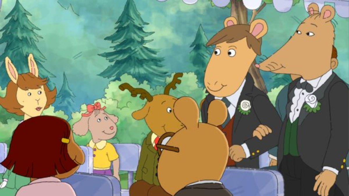 Una escena del episodio prohibido de 'Arthur'.