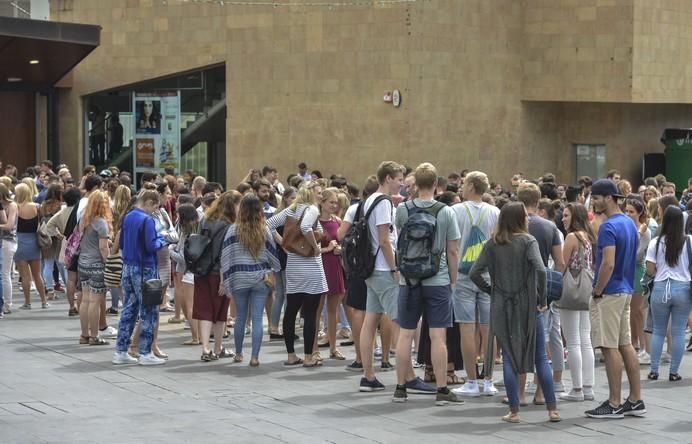 06/2017 TEROR GRAN CANARIA. Bienvenida a los alumnos de Erasmus curso 2017/18 de la ULPGC en Teror. FOTO: J.PÉREZ CURBELO