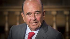 Emilio Botín, en la junta de accionistas de la entidad, el pasado 16 de mayo en Madrid.