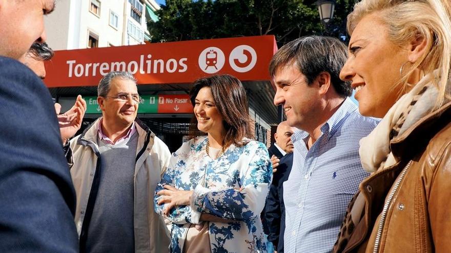 Margarita del Cid, Avelino Barrionuevo y Carolina España, este martes.