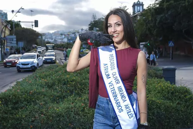 Evelyn Moreno, candidata a Reina del Carnaval de Las Palmas de Gran Canaria