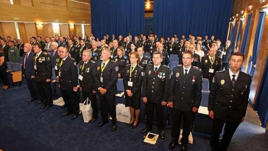 Encuentro de Policías Locales de Galicia, en 2017. // B ernabé / Cris M.V.