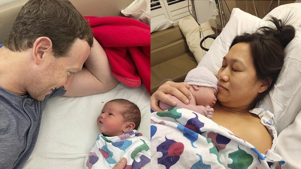 Mark Zuckerberg y Priscilla Chan dan la bienvenida a su tercera hija.