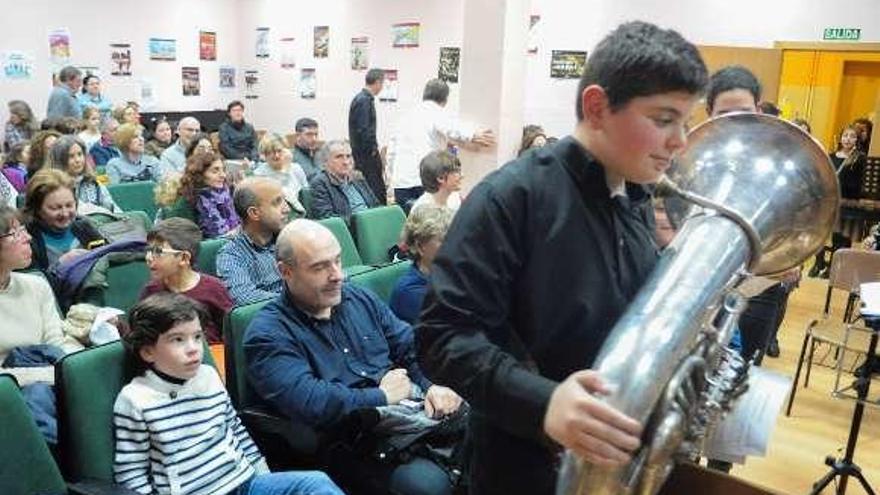 Un acto de la Escola Municipal de Música de Vilagarcía. // Iñaki Abella