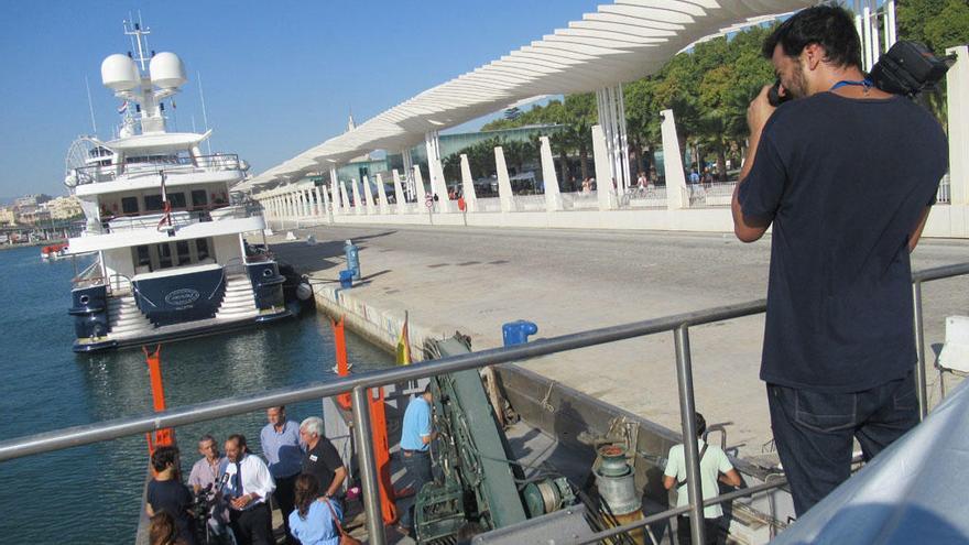 Juan Cassá explicó ayer su propuesta en el Muelle Uno.