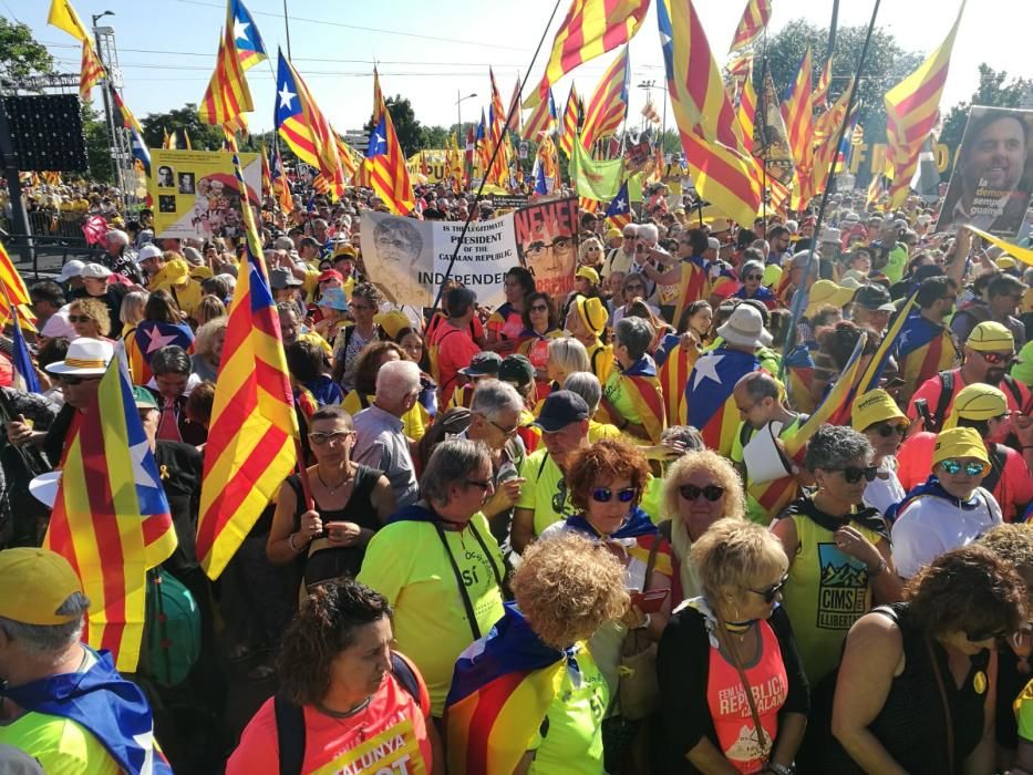 Concentració independentista davant l'Eurocambra