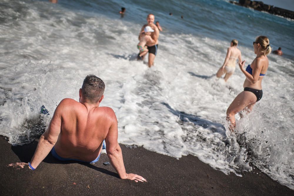 Playa Jardín, en el Puerto de la Cruz