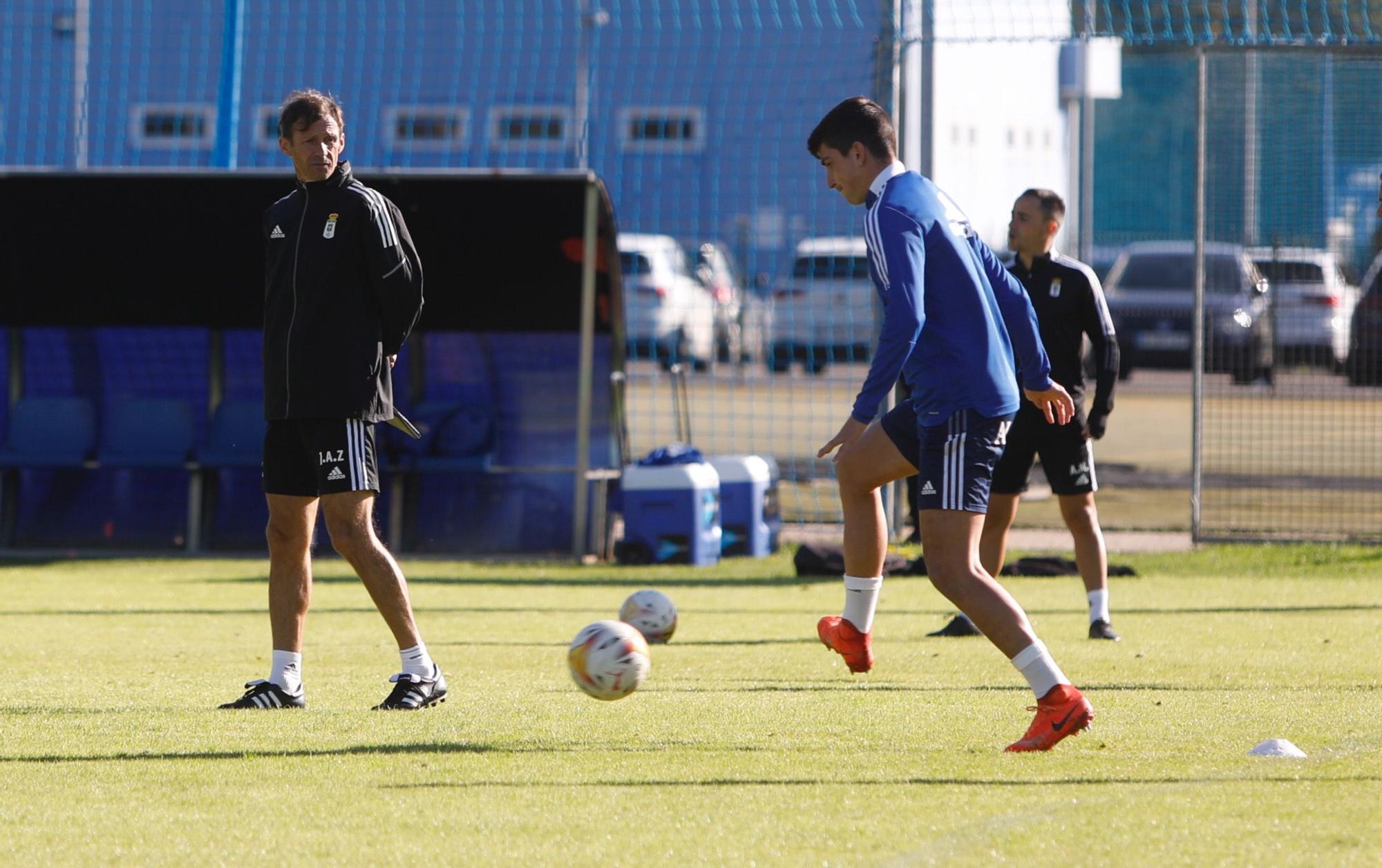 Las imágenes del entrenamiento del Oviedo