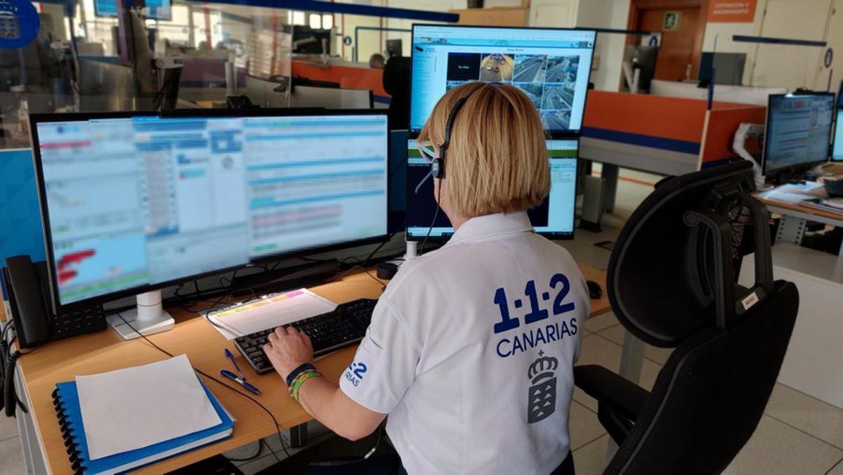 Sala operativa del Centro Coordinador de Emergencias y Seguridad (Cecoes) 1-1-2