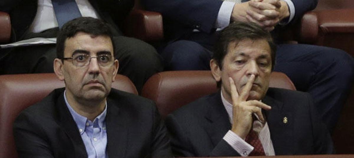 Javier Fernández, en el Congreso