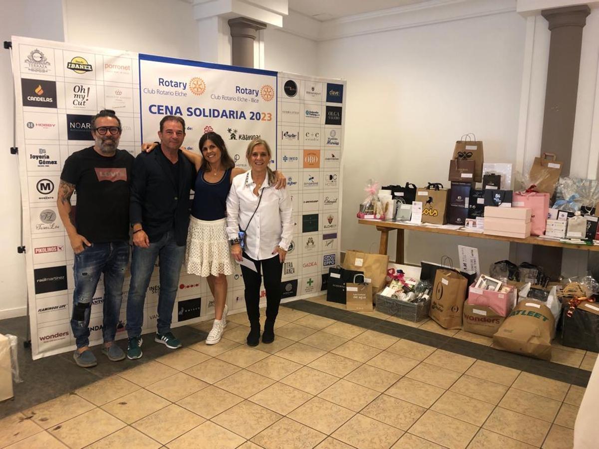 Artículos donados gracias a la iniciativa de los rotarios de Elche