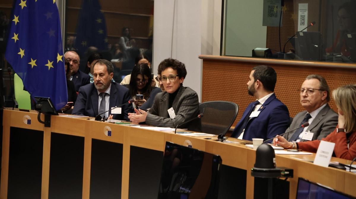 La alcaldesa de Onda ha trasladado al Parlamento Europeo la necesidad de competitividad justa y una transición energética realista.