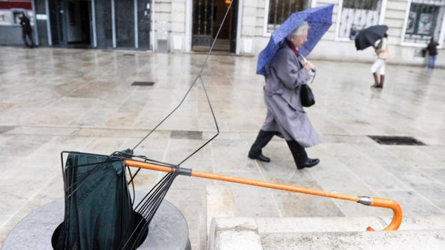 Temporal en A Coruña.