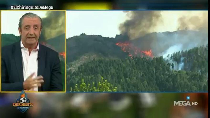 El apoyo de Josep Pedrerol a Gran Canaria por el incendio