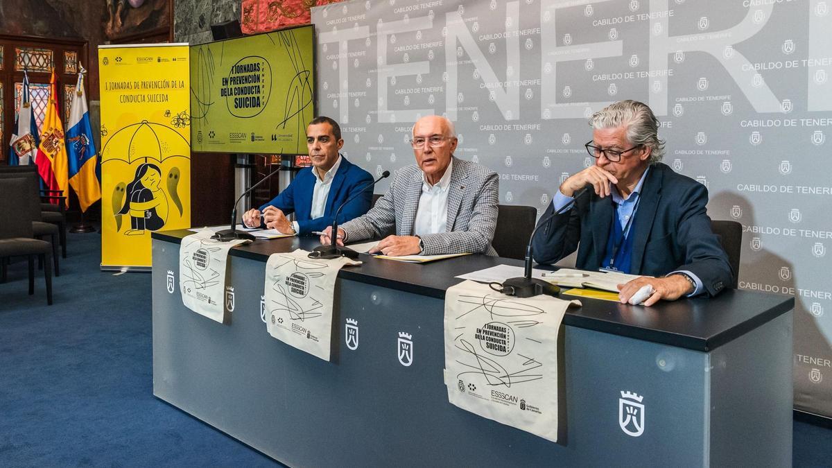 Desde la izquierda, José Montelongo, Juan Acosta y José Pereira