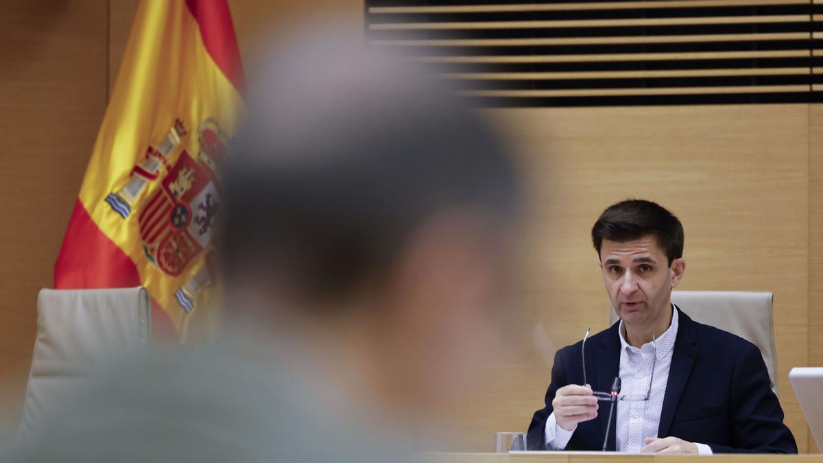 El presidente del Consejo de Administración de la Corporación RTVE, José Pablo López, comparece ante la Comisión Mixta de Control Parlamentario de la Corporación RTVE y sus Sociedades, este jueves, en el Congreso de los Diputados.