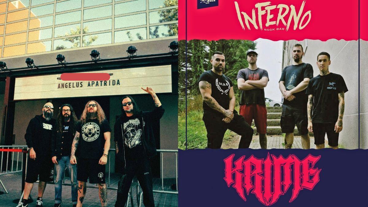 Angelus Apatrida y Krime, grupos del Inferno Rock 2026.