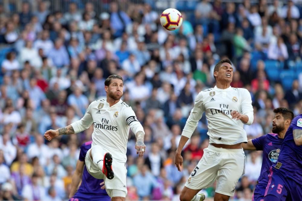 El Real Madrid - Celta, en imágenes. // EFE | R. Jiménez