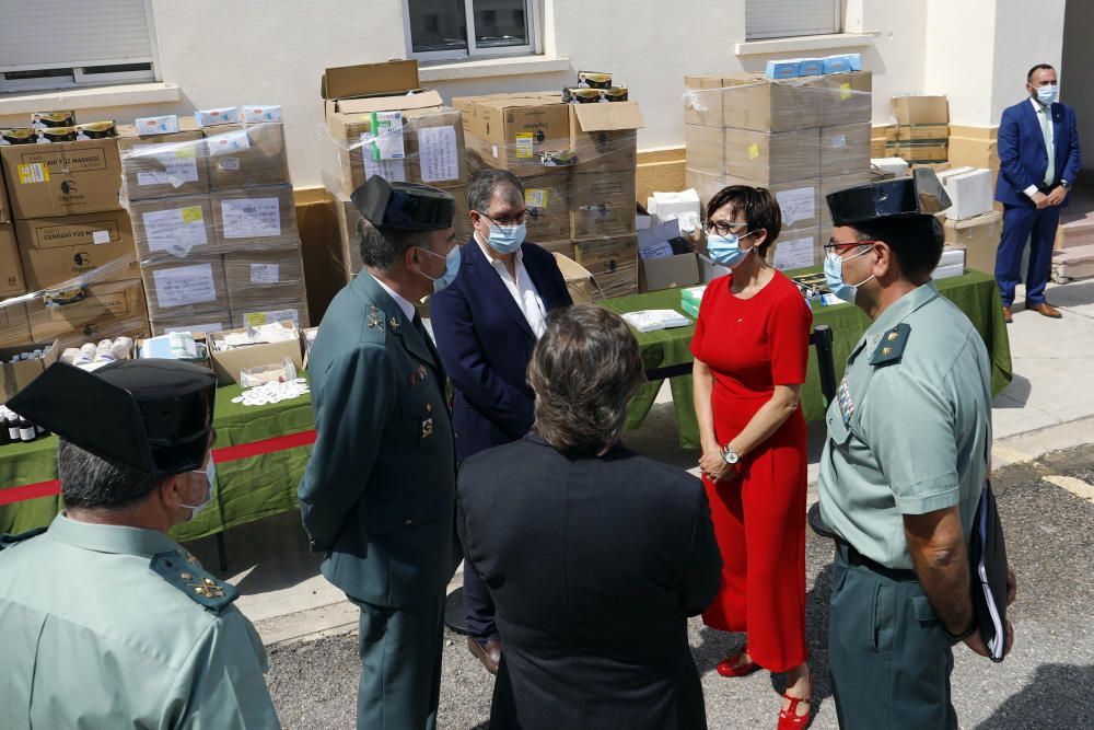 La directora general de la Guardia Civil, María Gámez, informa de la Operación Face MaskSK,