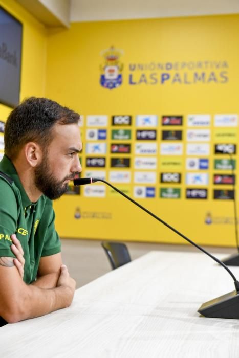 Rueda de prensa de Deivid, de la UD Las Palmas