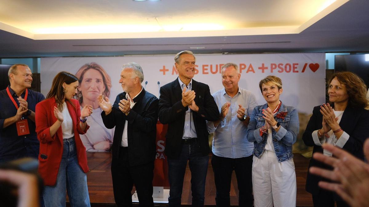 El PSOE de Canarias valora su triunfo en las elecciones europeas