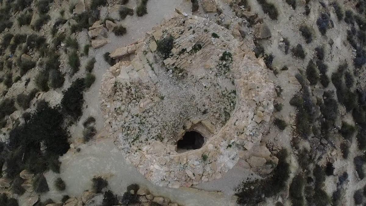 La Torre de Reixes, en una imagen cenital