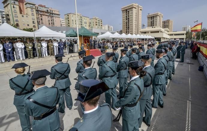 12/10/2017 LAS PALMAS DE GRAN CANARIA. Celebración del Día la Patrona de la Guardia Civil en la Comandancia de Las Palmas. FOTO: J. PÉREZ CURBELO