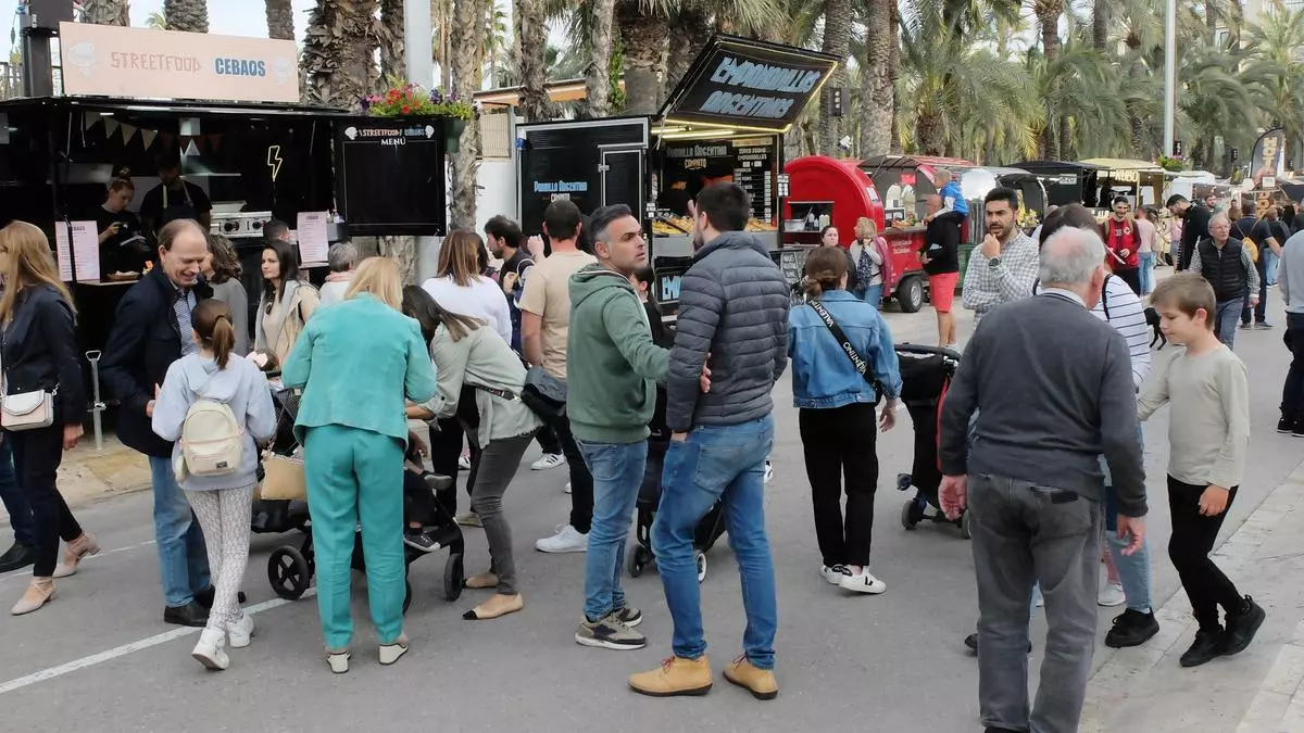 Gastronomía callejera y conciertos en Elche hasta el domingo