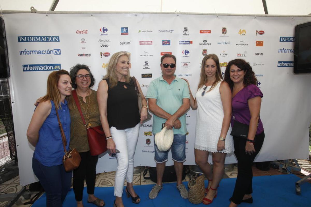 Elisabeth Martín, Carmen Figueras, Mercedes Ortiz, Santiago Vicente, Marina Román y María del Carmen Rodríguez, del Colegio de Economistas.
