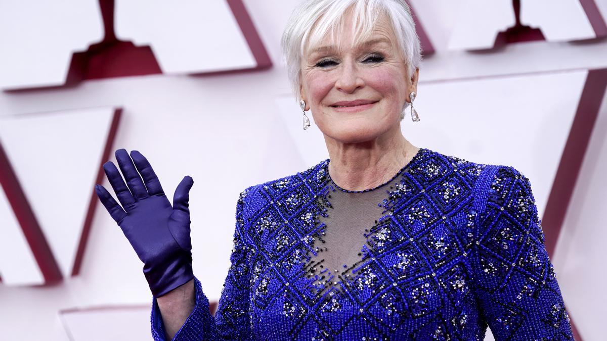 Glenn Close, en la alfombra roja de los Premios Oscar