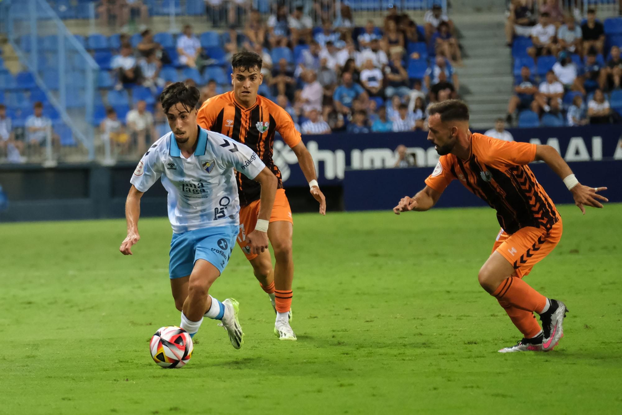 Málaga CF - Antequera CF: el Trofeo Costa del Sol, en imágenes