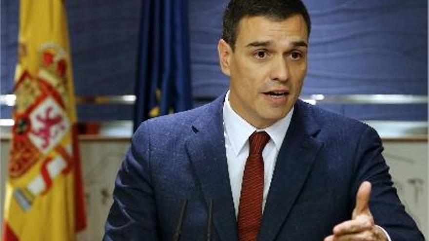 Pedro Sánchez va assegurar que «els vetos nominals i les butaques han bloquejat el canvi».