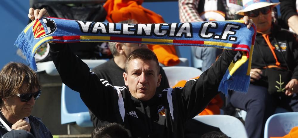 La afición del Valencia no falla en Getafe