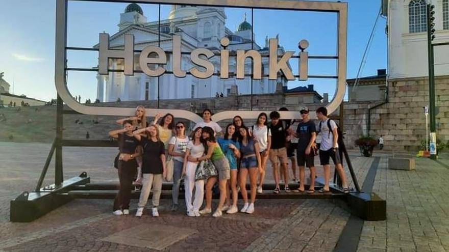 10 jóvenes de la Jacetania viajan a Finlandia de Erasmus
