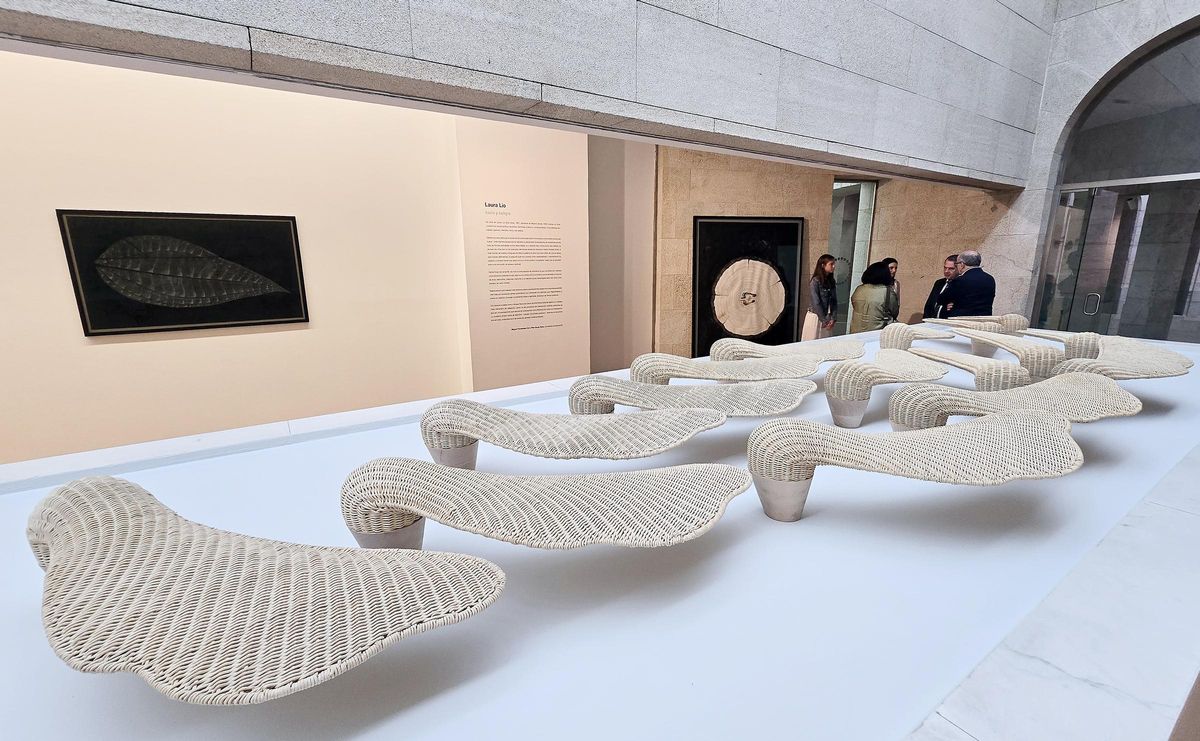 Obras de la exposición de la artista argentina Laura Lio en el Marco