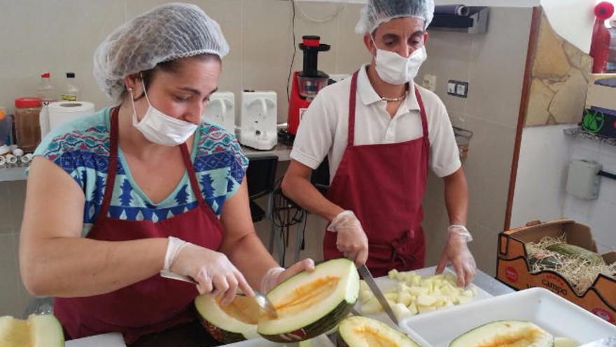 Un negocio en la fruta golpeada