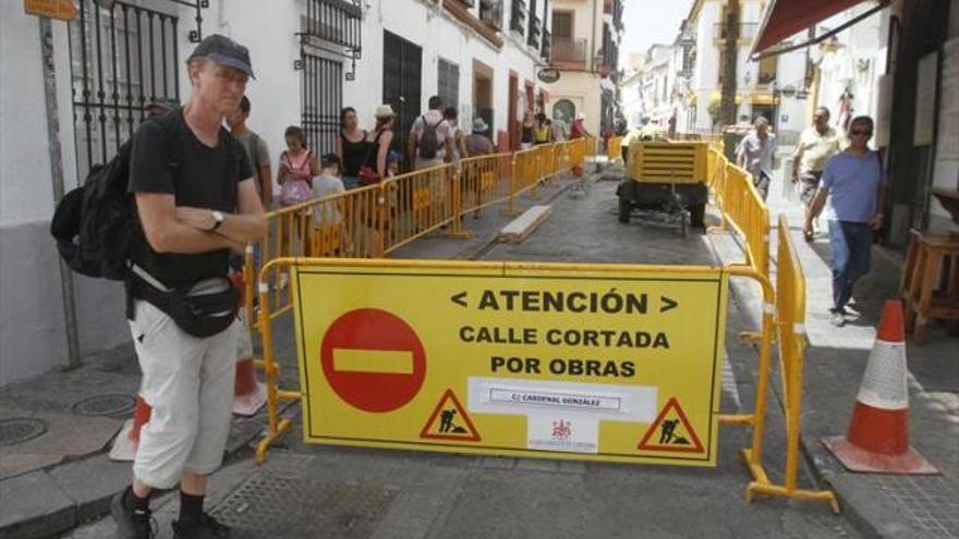 Comienzan las obras en la calle Cardenal González