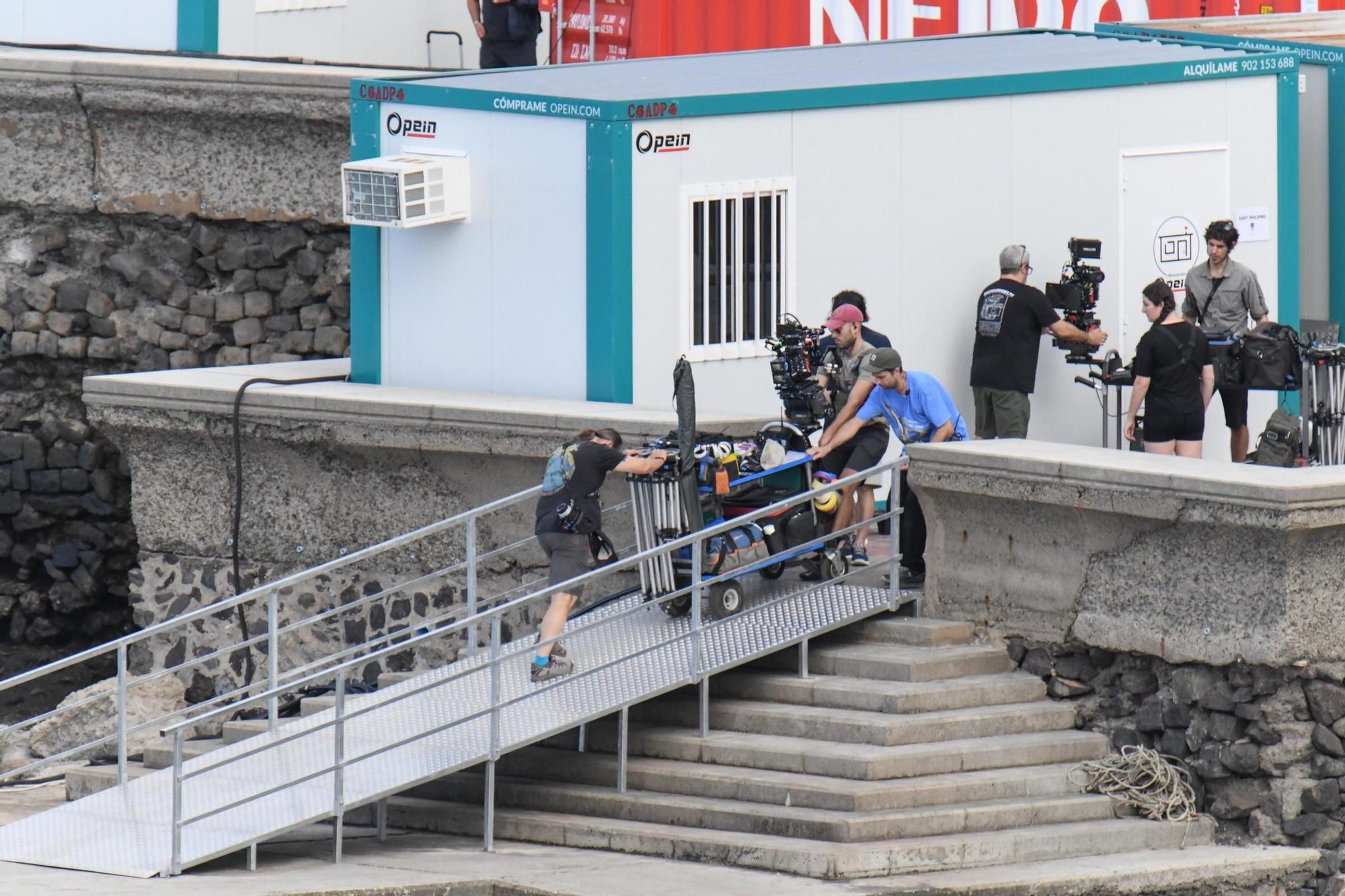 John Travolta sigue su rodaje en aguas de Gran Canaria