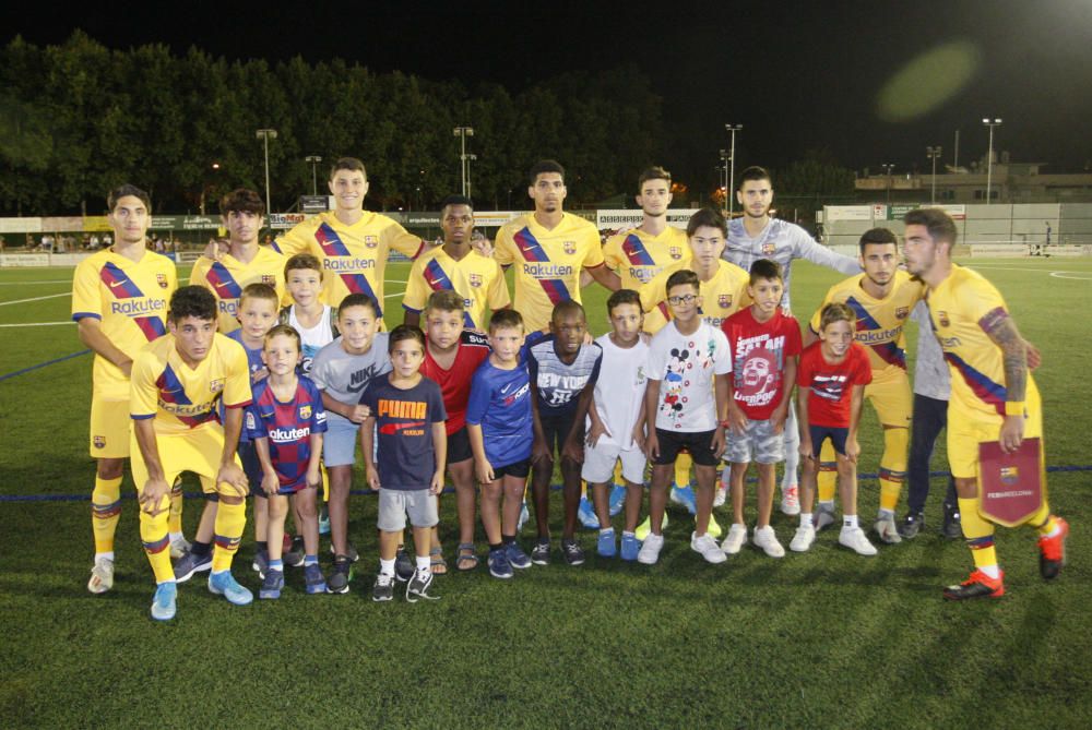 El Barça B s''endú el torneig de l''Estany amb una golejada