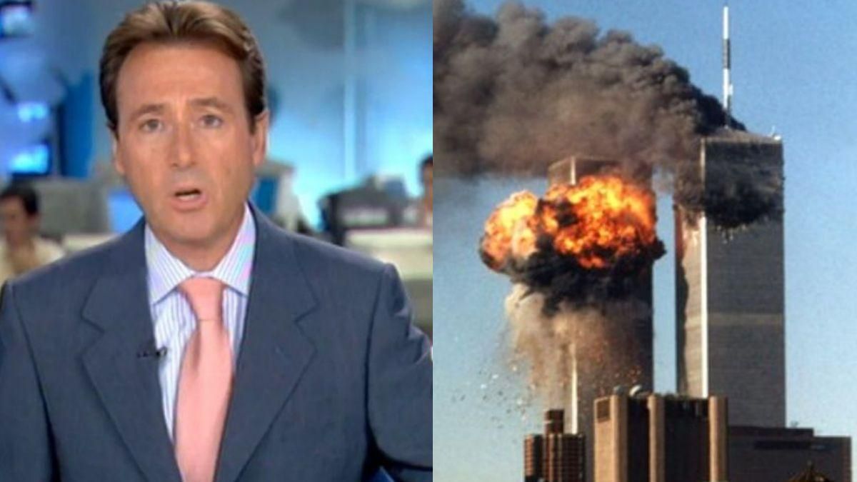 Matías Prats narrating the 9/11 attacks against the Twin Towers. Matías Prats narrating the 9/11 attacks against the Twin Towers.