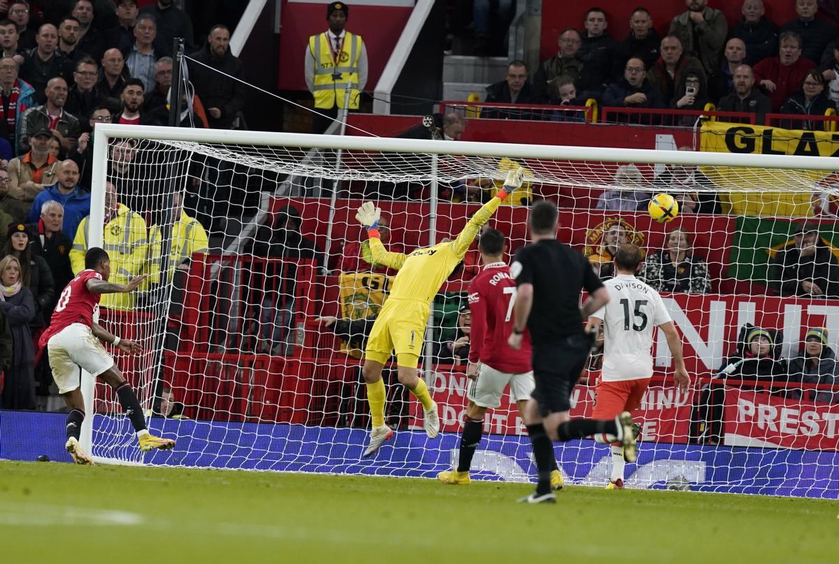Así fue el gol de Rashford, que le valió el triunfo al United