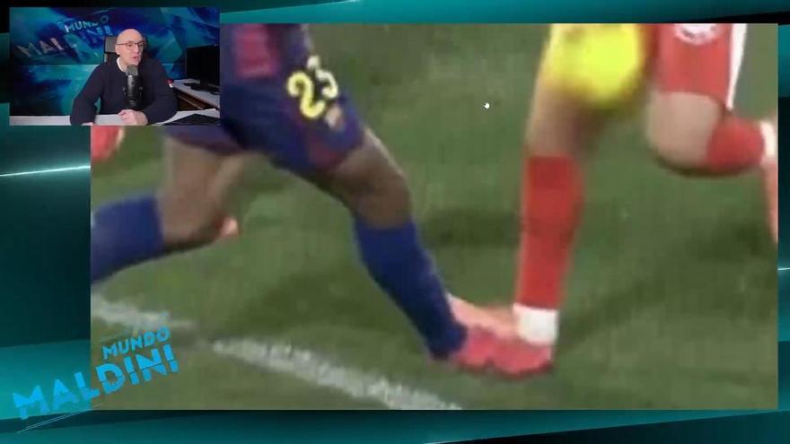 Maldini analiza la polémica falta a Koundé