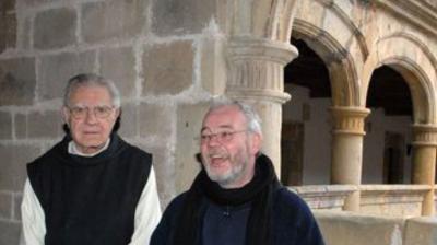 Jorge Gibert y Lawrence Curra, cistercienses.
