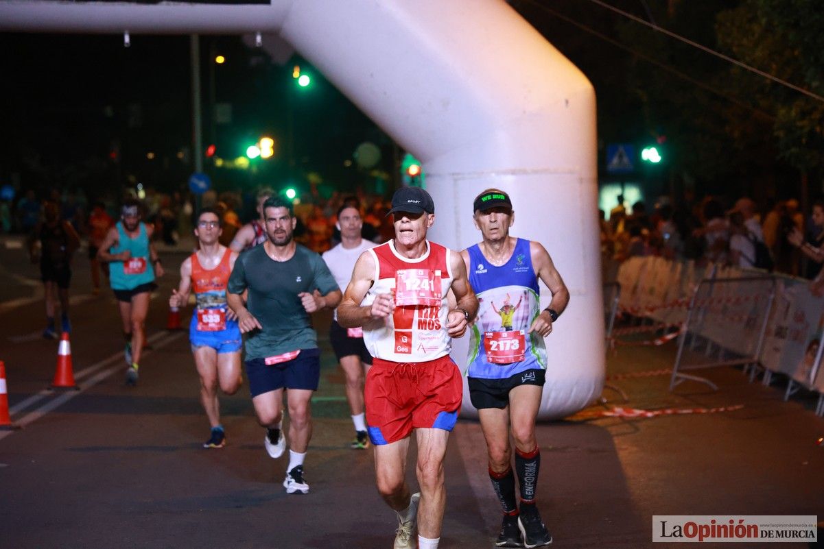 Las mejores imágenes de la carrera nocturna de Murcia