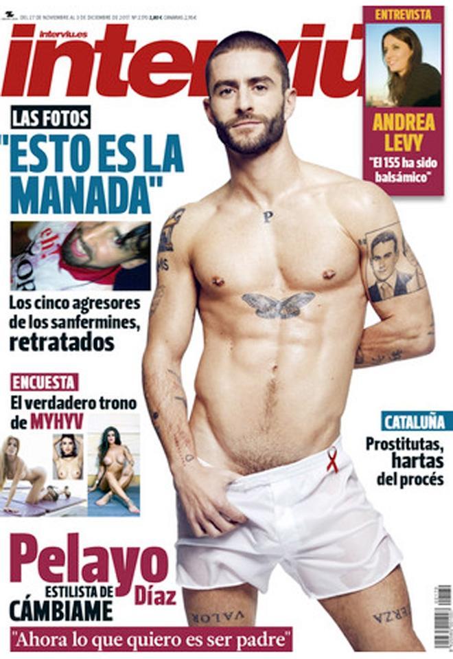 Pelayo en la portada de Interviú