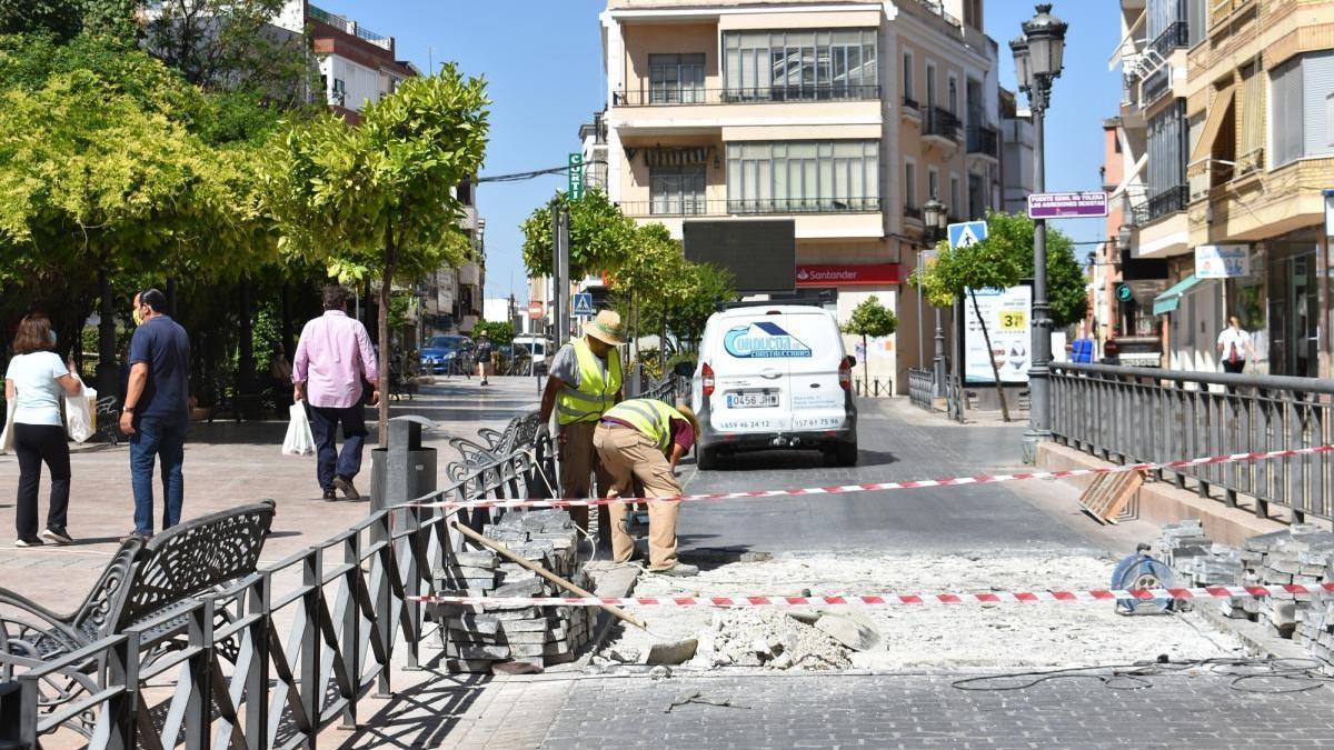 El Ayuntamiento intervendrá en El Romeral para reponer los hundimientos