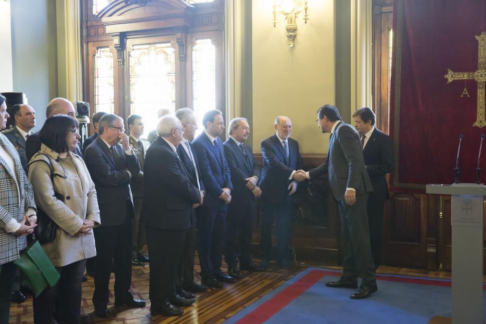 Acto institucional del Día de la Constitución en la Junta General del Principado de Asturias