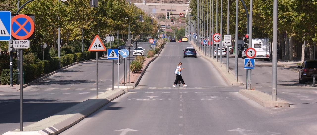 La avenida de Ronda de Elda.