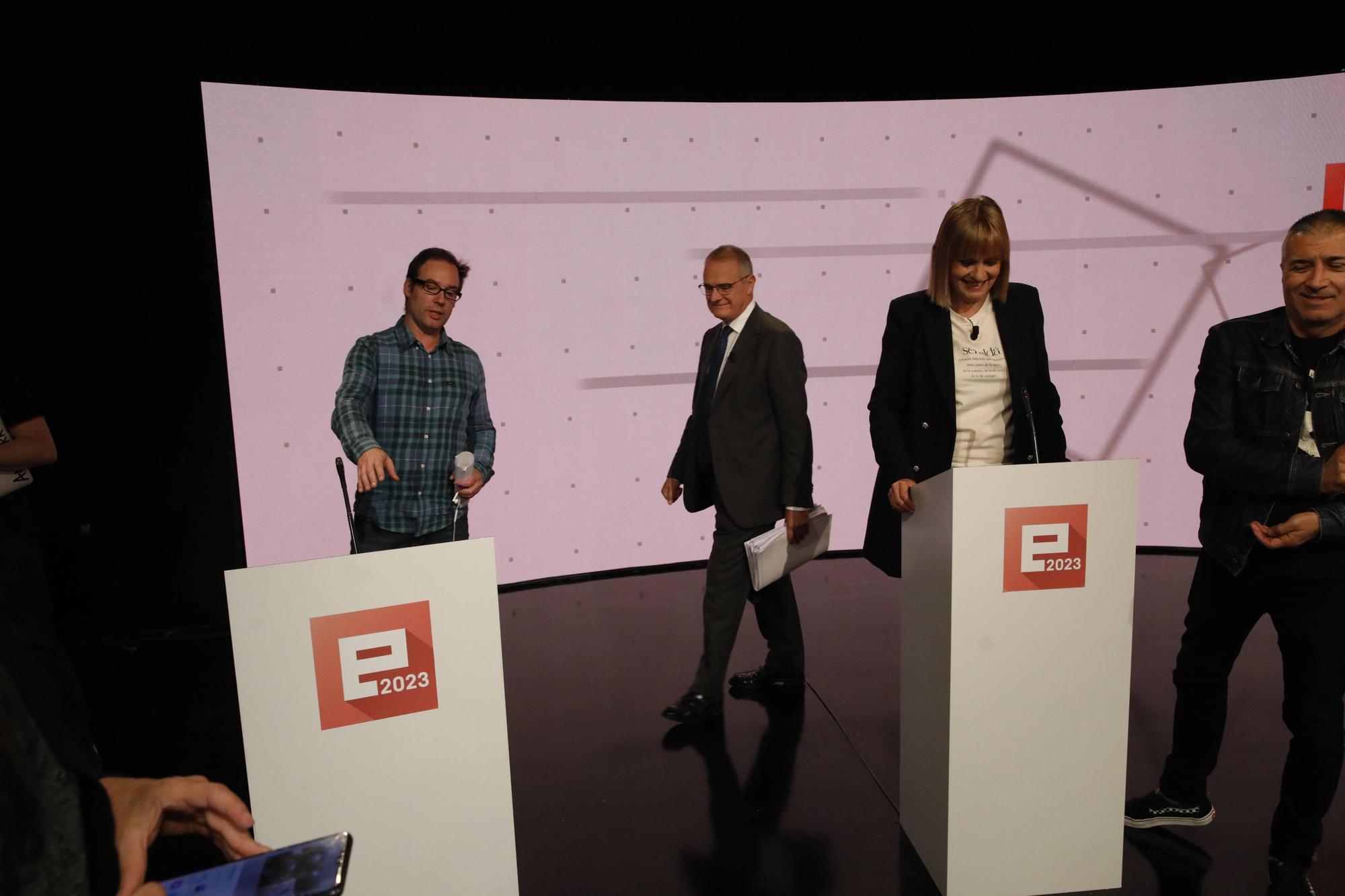 En imágenes: Debate de los candidatos a la presidencia del Principado