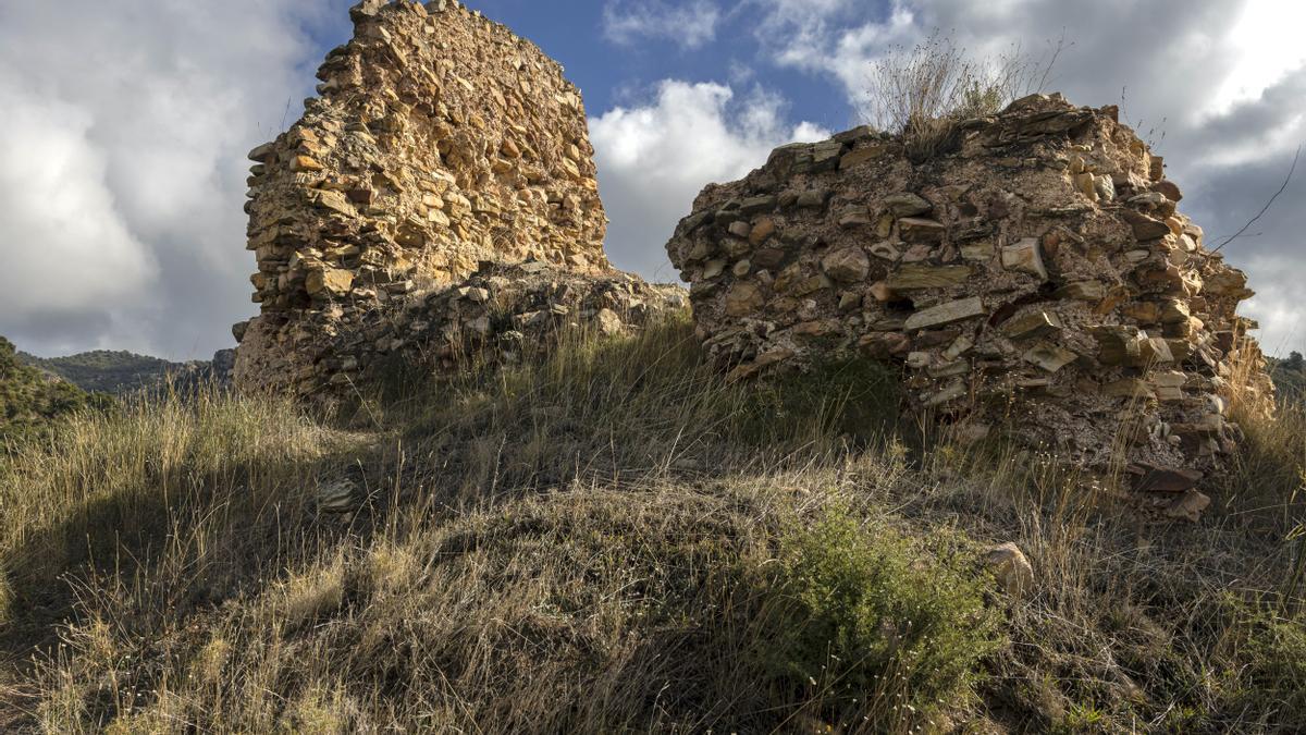 Ruinas al final de la calle Calvario.